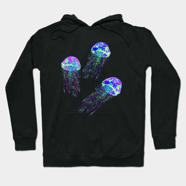 Jellyfishing Hoodie by DesignsByMonique